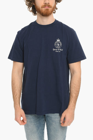 Logo Printed Cotton Crew-neck T-Shirt