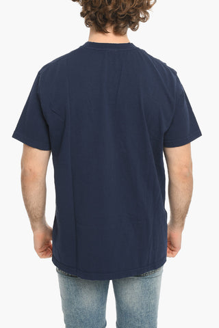 Logo Printed Cotton Crew-neck T-Shirt