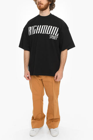 SPORT Contrasting Printed Crew-neck ESIGIR T-Shirt