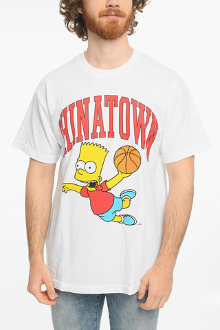 THE SIMPSONS Front Printed AIR BART Crew-neck T-Shirt