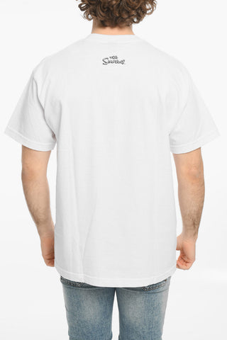THE SIMPSONS Front Printed AIR BART Crew-neck T-Shirt