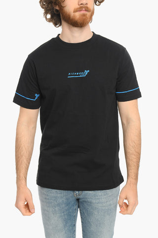 SPORT T-shirt Girocollo con Stampa a Contrasto
