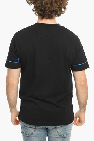 SPORT T-shirt Girocollo con Stampa a Contrasto