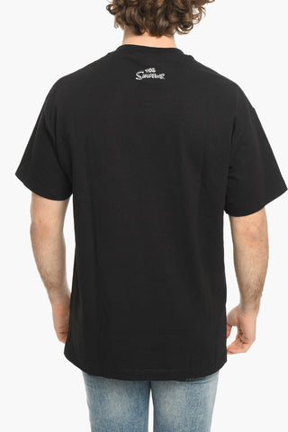 THE SIMPSONS Front Printed Crew-neck T-Shirt
