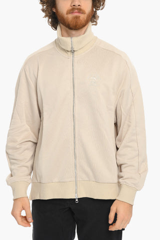 RUDOLF DASSLER Solid Color RHUIGI Sweatshirt with Logo-Embroidery