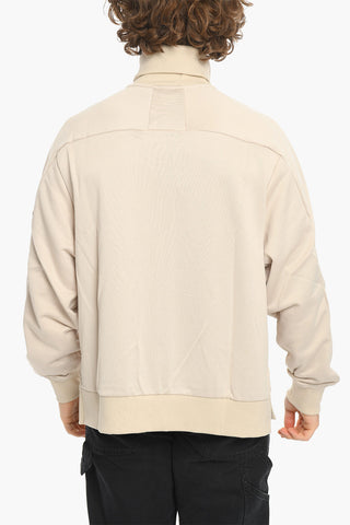 RUDOLF DASSLER Solid Color RHUIGI Sweatshirt with Logo-Embroidery