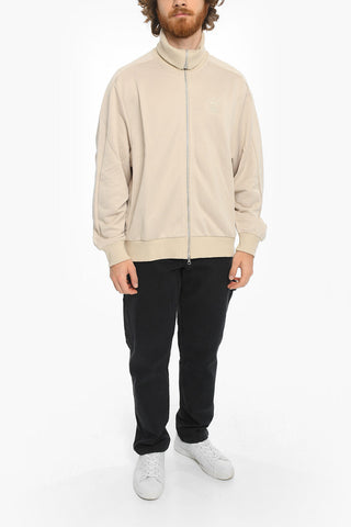 RUDOLF DASSLER Solid Color RHUIGI Sweatshirt with Logo-Embroidery