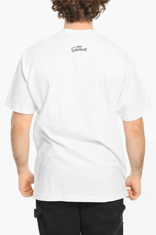 THE SIMPSON Printed Frontal CAWABUNGA Crew-Neck T-shirt
