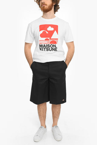 4 Pockets Loose Fit Shorts with Belt Loops
