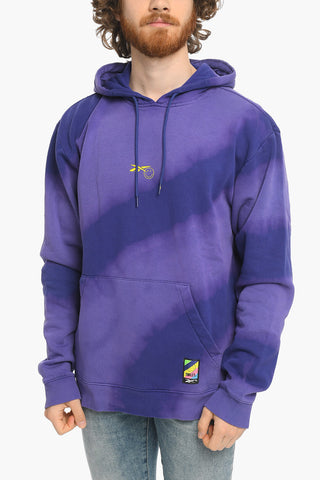 SMILEY Acid Wash Effect Hoodie
