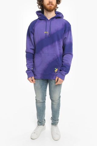 SMILEY Acid Wash Effect Hoodie