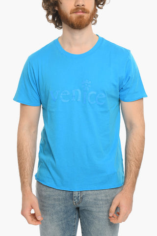 T-Shirt VENICE BE NICE Girocollo a Tinta Unita