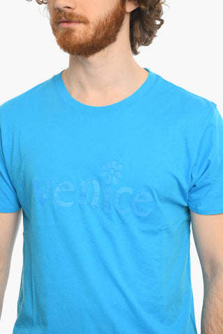 T-Shirt VENICE BE NICE Girocollo a Tinta Unita