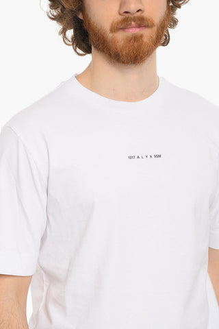 Crew-Neck T-shirt with Lettering Print