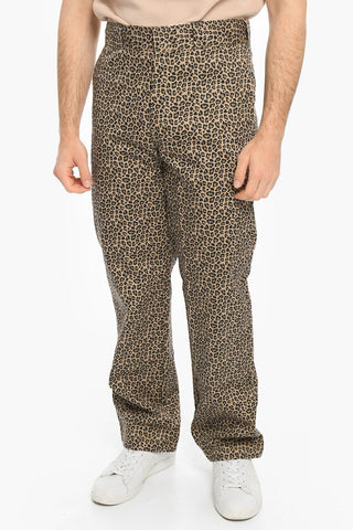 Pantaloni Baggy Fit a Fantasia Animalier