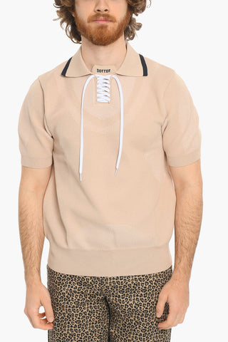 Polo Neck Short Sleeve Sweater