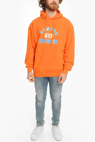 Front Printed Brushed Cotton Hoodie