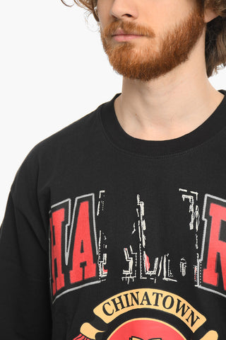 Two-Tone Cotton HARD Crew-Neck T-shirt