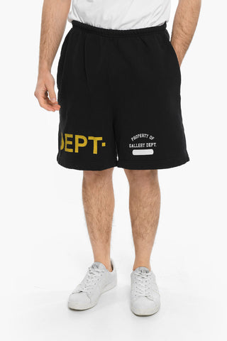 JOSUE' THOMAS 2 Pockets Fleeced-Cotton Shorts