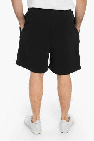 JOSUE' THOMAS 2 Pockets Fleeced-Cotton Shorts