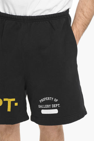 JOSUE' THOMAS 2 Pockets Fleeced-Cotton Shorts