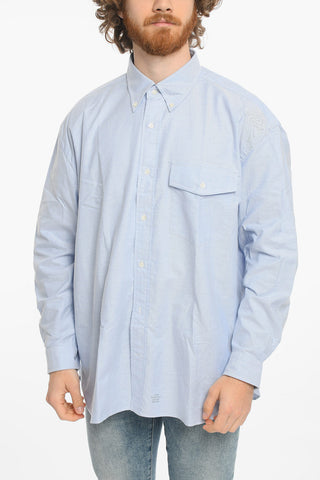 Camicia Button Down In Cotone con Taschino