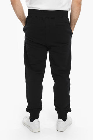 Cotton Joggers with Embossed Side-Logo