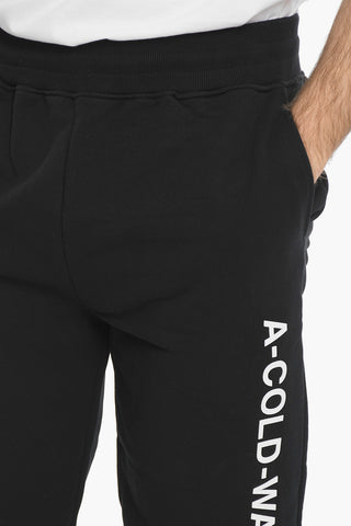 Cotton Joggers with Embossed Side-Logo