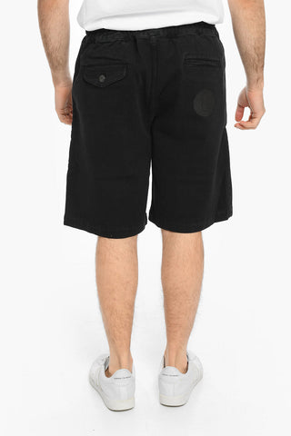 Drawstring Waist Cotton Shorts