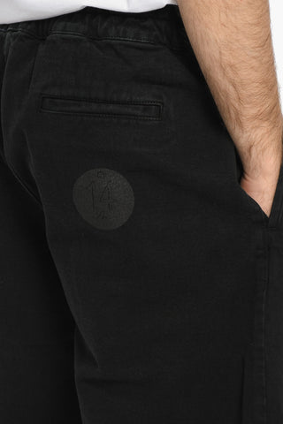 Drawstring Waist Cotton Shorts