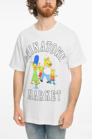 THE SIMPSON T-shirt Girocollo FAMILY Con Stampa Frontale