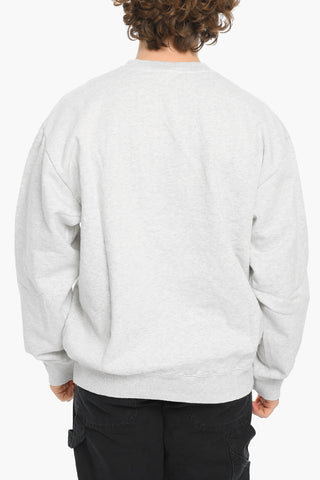 Fleeced-Cotton Crew-Neck Sweatshirt