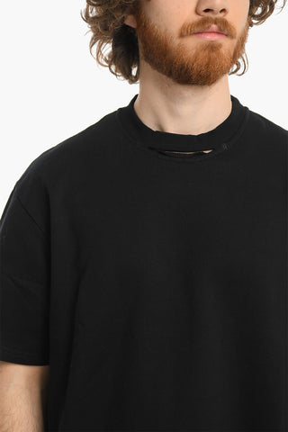 T-Shirt Girocollo in Tinta Unita