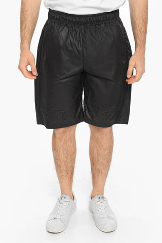 Perforated Detail 3 Pockets Shorts