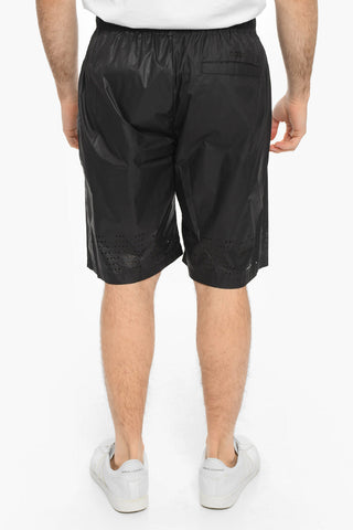 Perforated Detail 3 Pockets Shorts