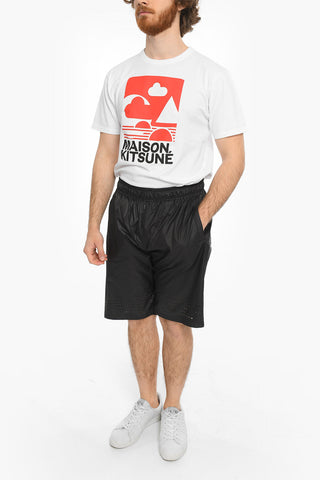Perforated Detail 3 Pockets Shorts