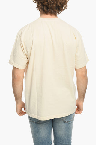 Contrasting Logo Solid Color T-Shirt
