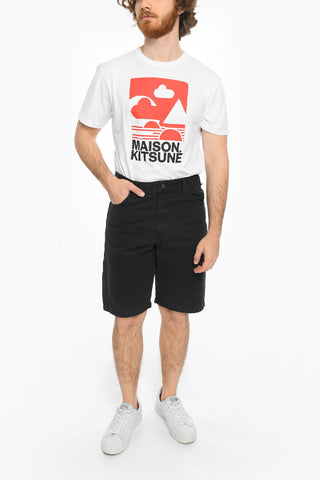 Shorts in Cotone a 5 Tasche