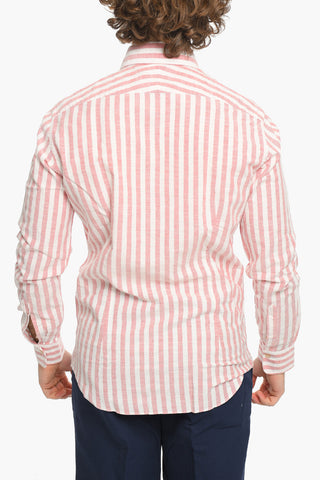 Awning Striped Spread Collar Shirt