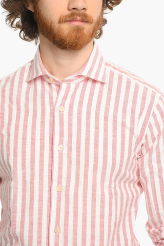 Awning Striped Spread Collar Shirt