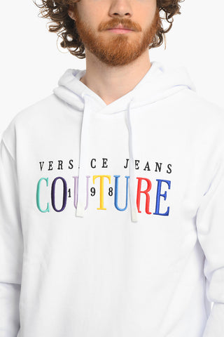 COUTURE Felpa Girocollo RAINBOW con Logo Ricamato