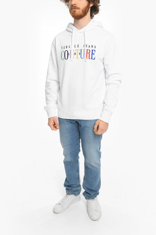 COUTURE Felpa Girocollo RAINBOW con Logo Ricamato