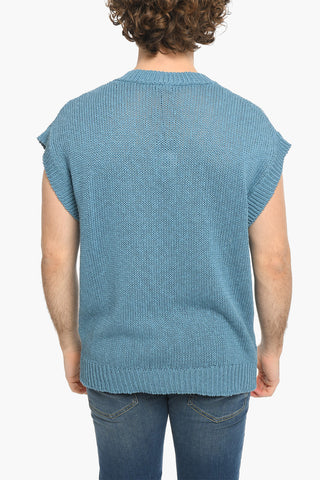 Gilet in Maglia con Scollo a V