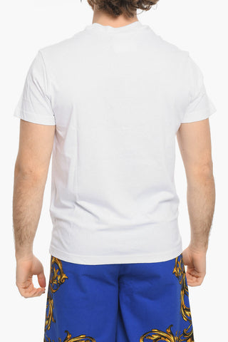 COUTURE T-Shirt Girocollo EMBLEM con Logo in Lurex