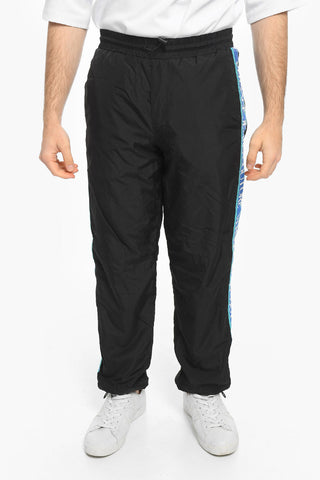 COUTURE Contrasting Band TAPE Nylon Joggers