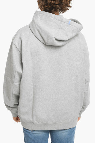 MCQ N.0 Hoodie Sweatshirt with Embossed Detailing and Logo Patch on the Sleeve