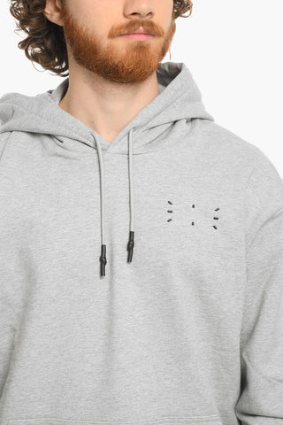MCQ N.0 Hoodie Sweatshirt with Embossed Detailing and Logo Patch on the Sleeve