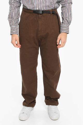 Cotton Baggy Pants with Industrial Belt