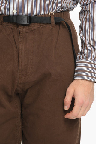 Cotton Baggy Pants with Industrial Belt
