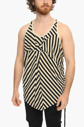 DRWSHDW Stripe Patterned HALTAR Tank Top
